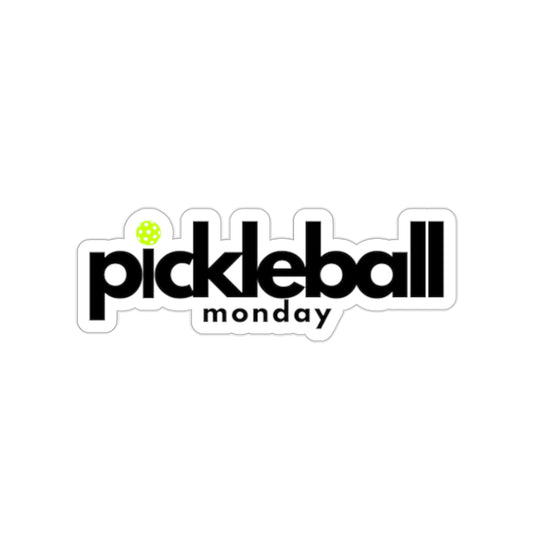 Pickleball Monday Sticker